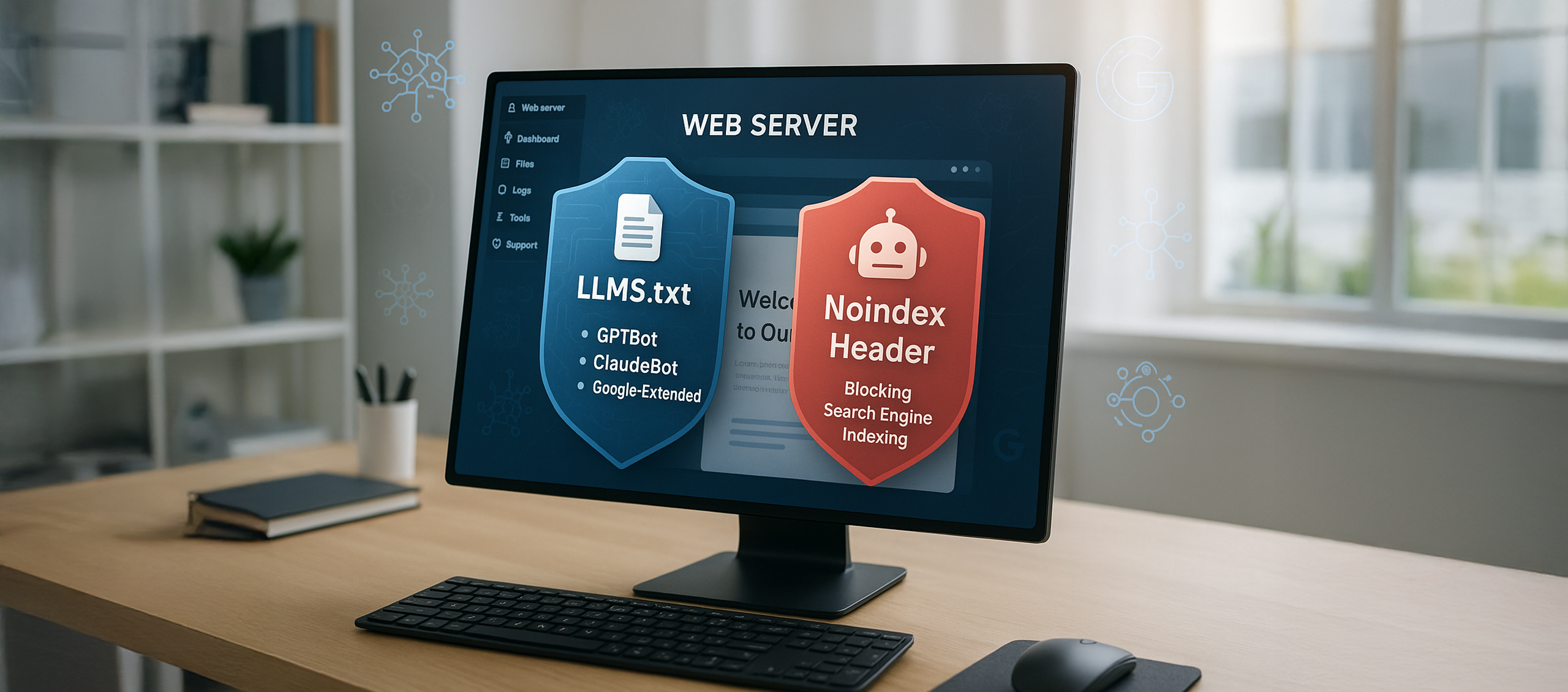 LLMS.txt and Noindex Header as a Dual Strategy for Better AI Control